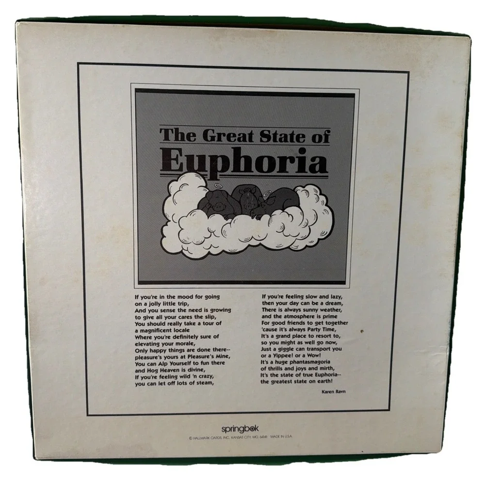 Vintage Springbok 1000 Piece Puzzle Sovereign State of Euphoria Missing 1 Piece